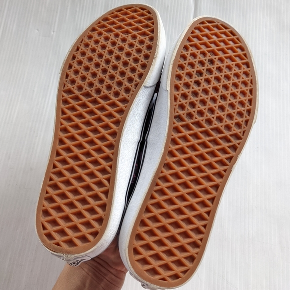 VANS authentic warped floral sneakers women's size 7.5 - Picture 4 of 11